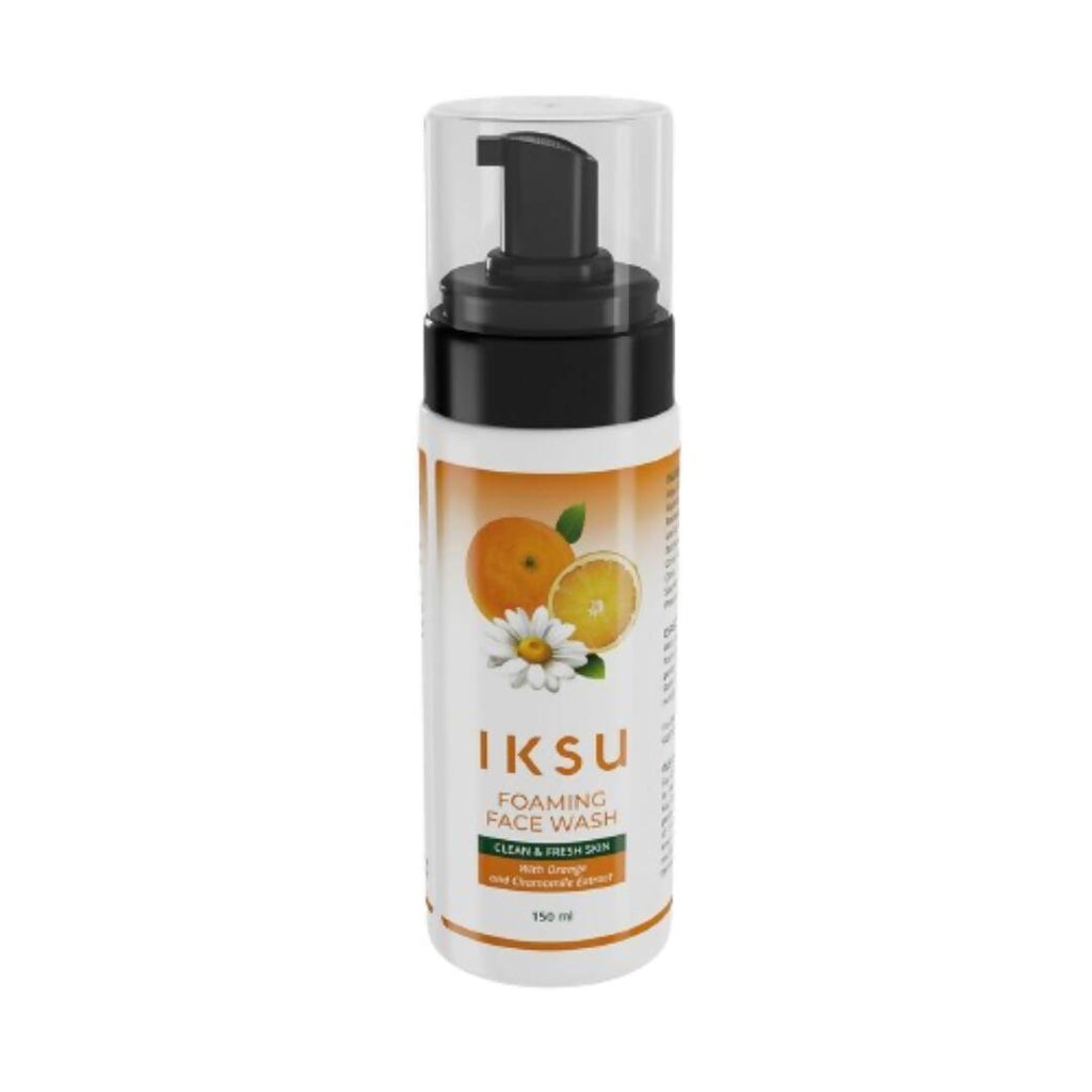 IKSU Orange and Chamomile Foaming Face Wash | Grocsy