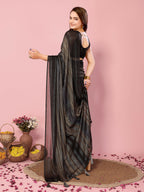 Attractive These Party Wear Ready To Wear Saree - Grey | Grocsy