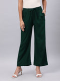 Souchii Green Liva Ethnic Palazzos | Grocsy