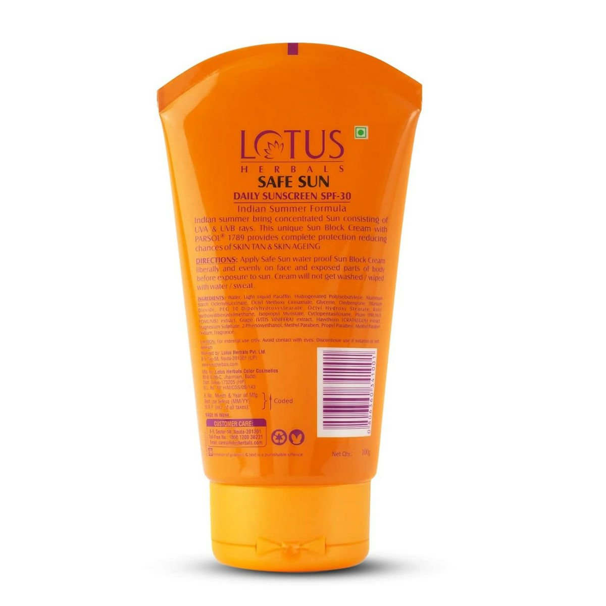 Lotus Herbals Safe Sun Sunblock Spf 30 Pa++ | Grocsy