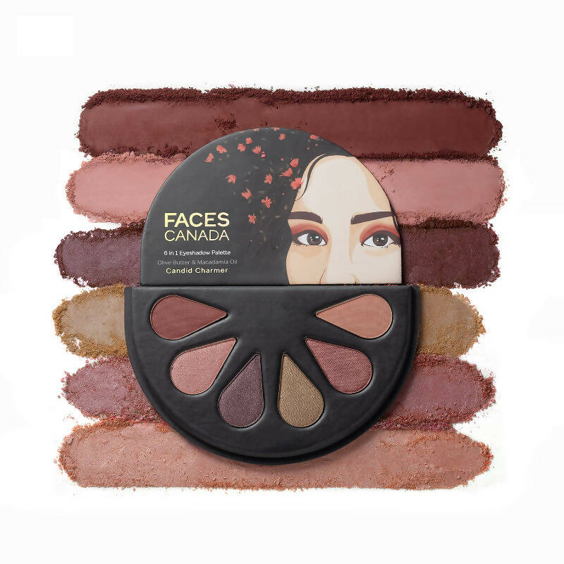 Faces Canada 6 In 1 Eyeshadow Palette - Candid Charmer | Grocsy