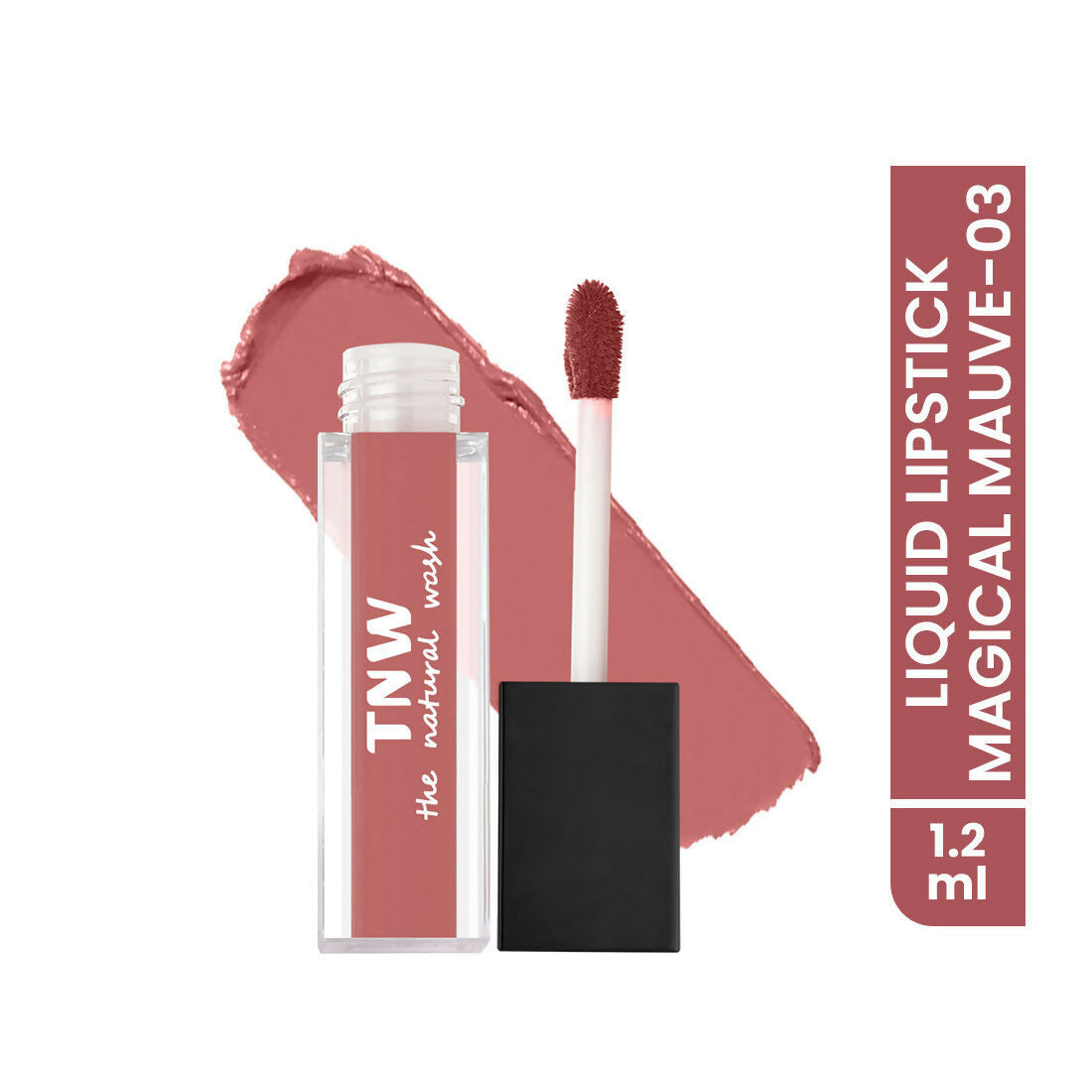 The Natural Wash Matte Velvet Longstay Liquid Mini Lipstick - 03 Magical Mauve | Grocsy