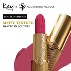 Kay Beauty x Falguni Shane Peacock Luxe Matte Lipstick - Peony Taffeta | Grocsy