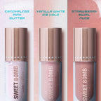Makeup Revolution Y2K Baby Sweet Bomb Lip Gloss - Vanilla Ice White Holo | Grocsy