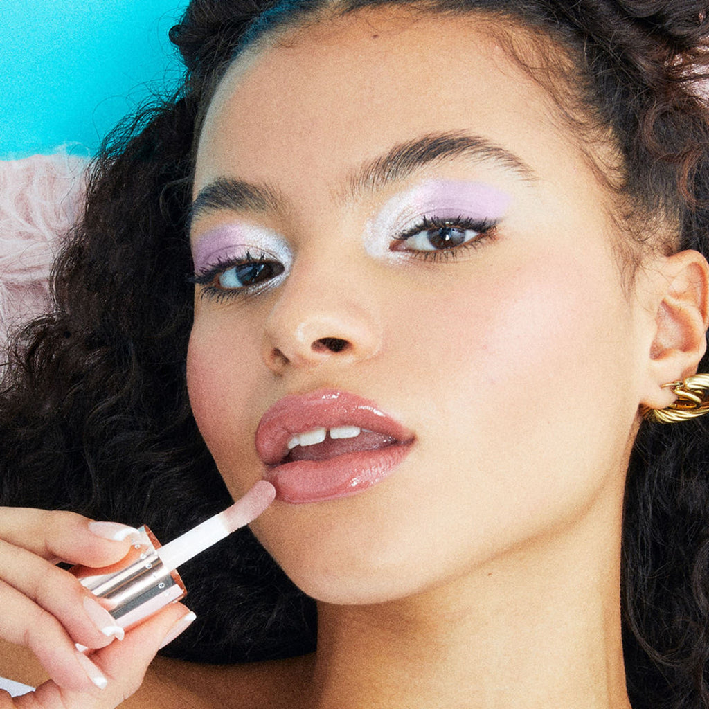 Makeup Revolution Y2K Baby Sweet Bomb Lip Gloss - Strawberry Swirl Nude | Grocsy