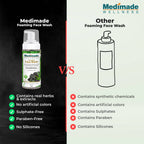 Medimade Wellness Foaming Face Wash With Charcoal | Grocsy