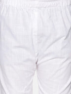 Sethukrishna Boys White Kurta with Churidar | Grocsy
