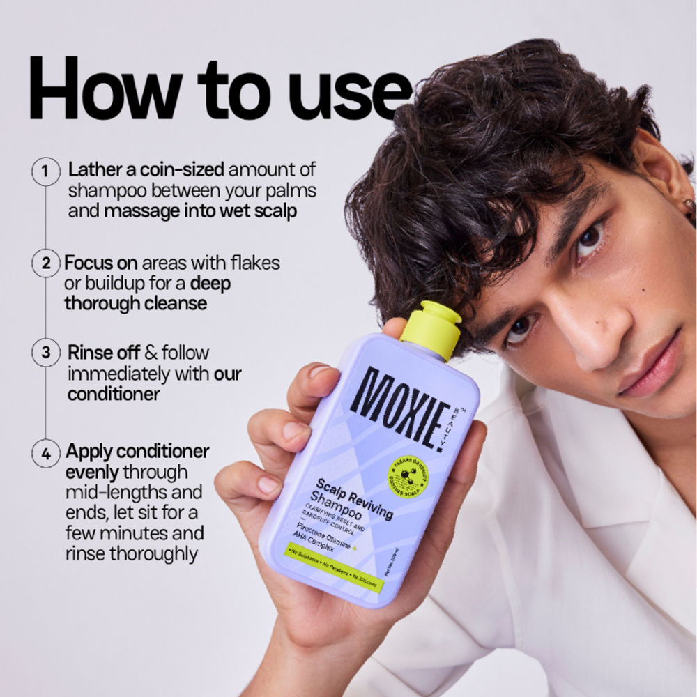 Moxie Beauty Anti-Dandruff Scalp SOS Wash Duo - Shampoo & Conditioner | Grocsy