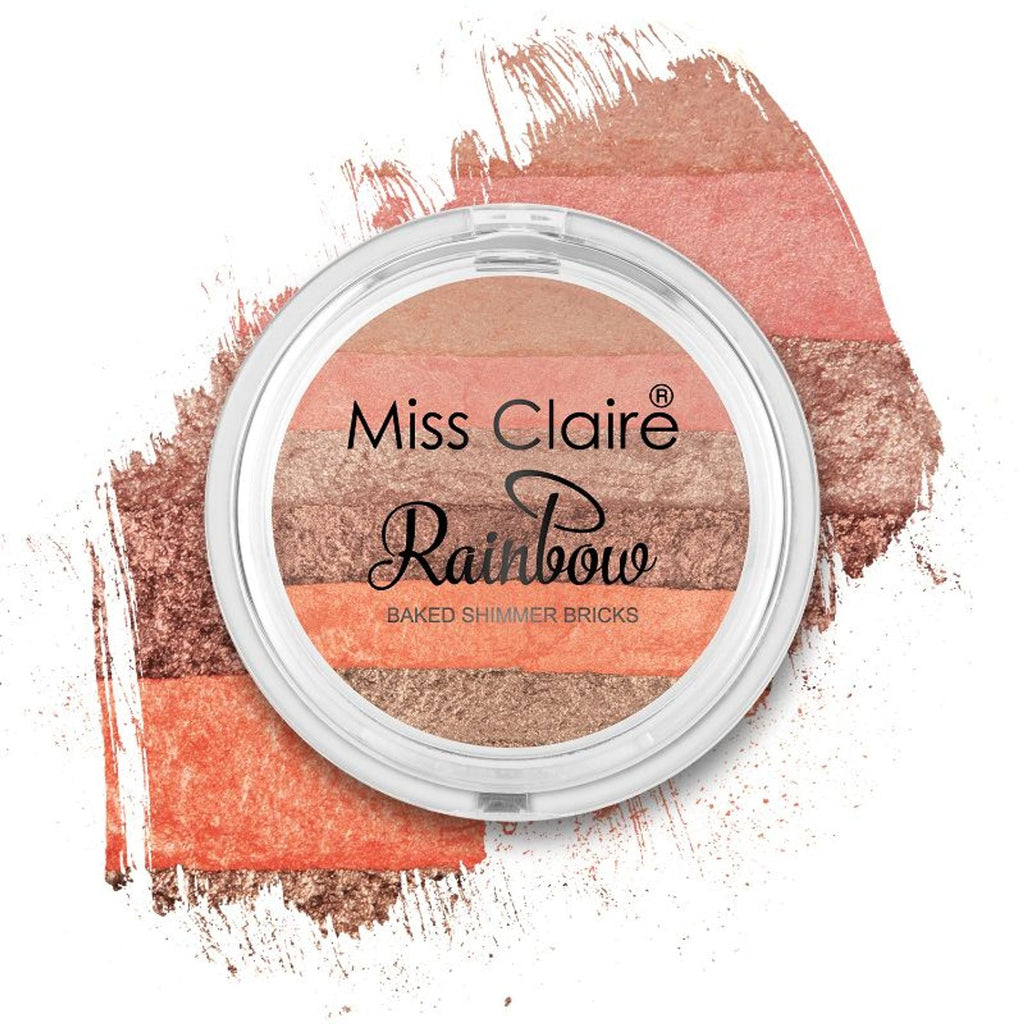 Miss Claire Rainbow Baked Shimmer Bricks - 3 | Grocsy