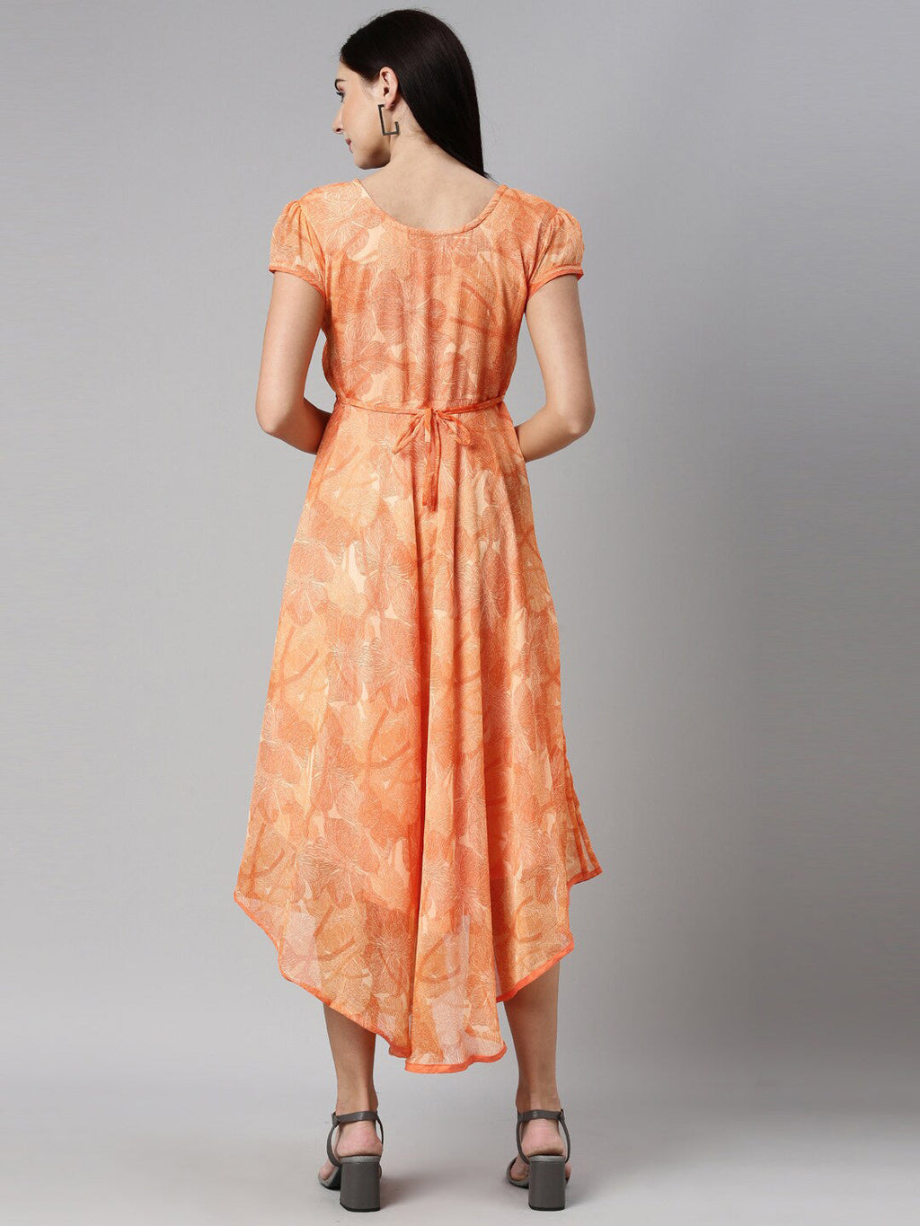Souchii Chiffon Midi Dress | Grocsy