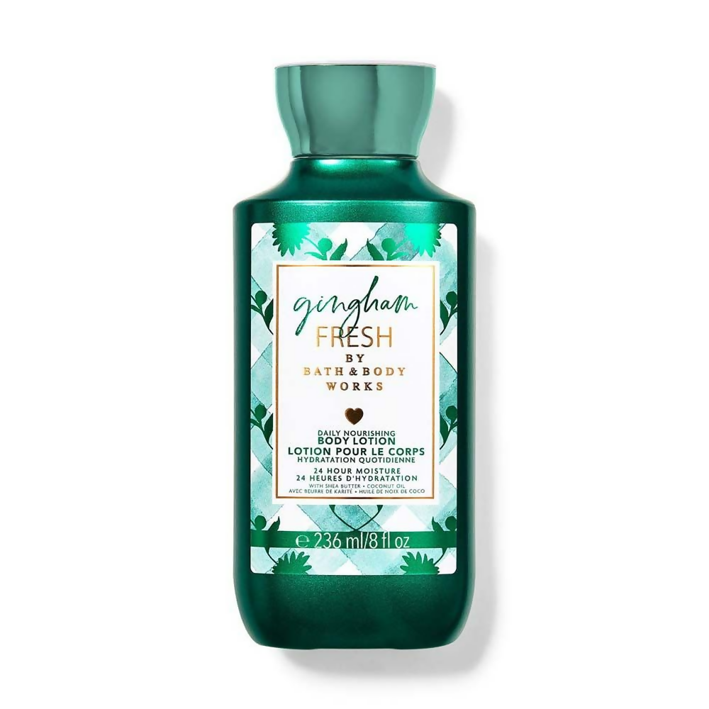 Bath & Body Works Gingham Fresh Daily Nourishing Body Lotion | Grocsy