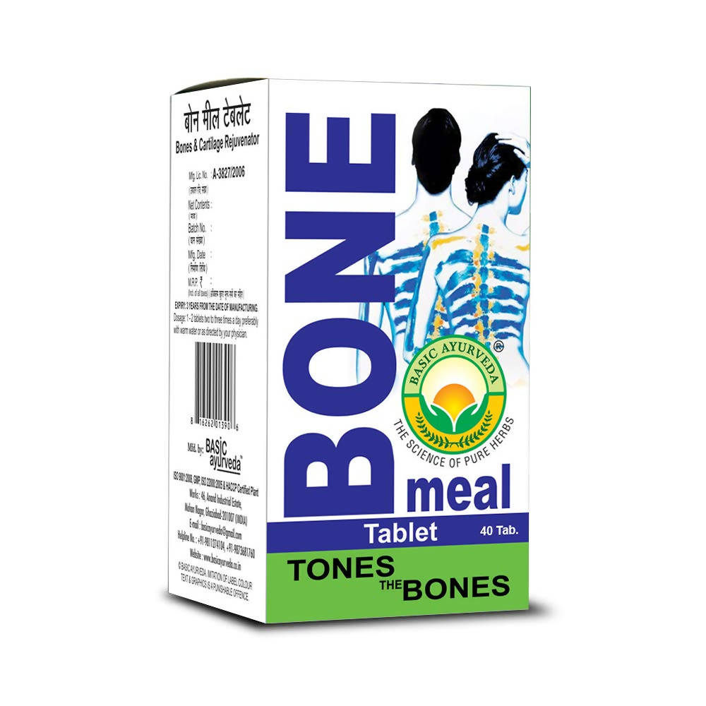 Basic Ayurveda Bone Meal Tablets | Grocsy