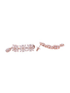 Saraf RS Jewellery Rose Gold-Polished American Diamond Studded Handcrafted Jewellery Set | Grocsy