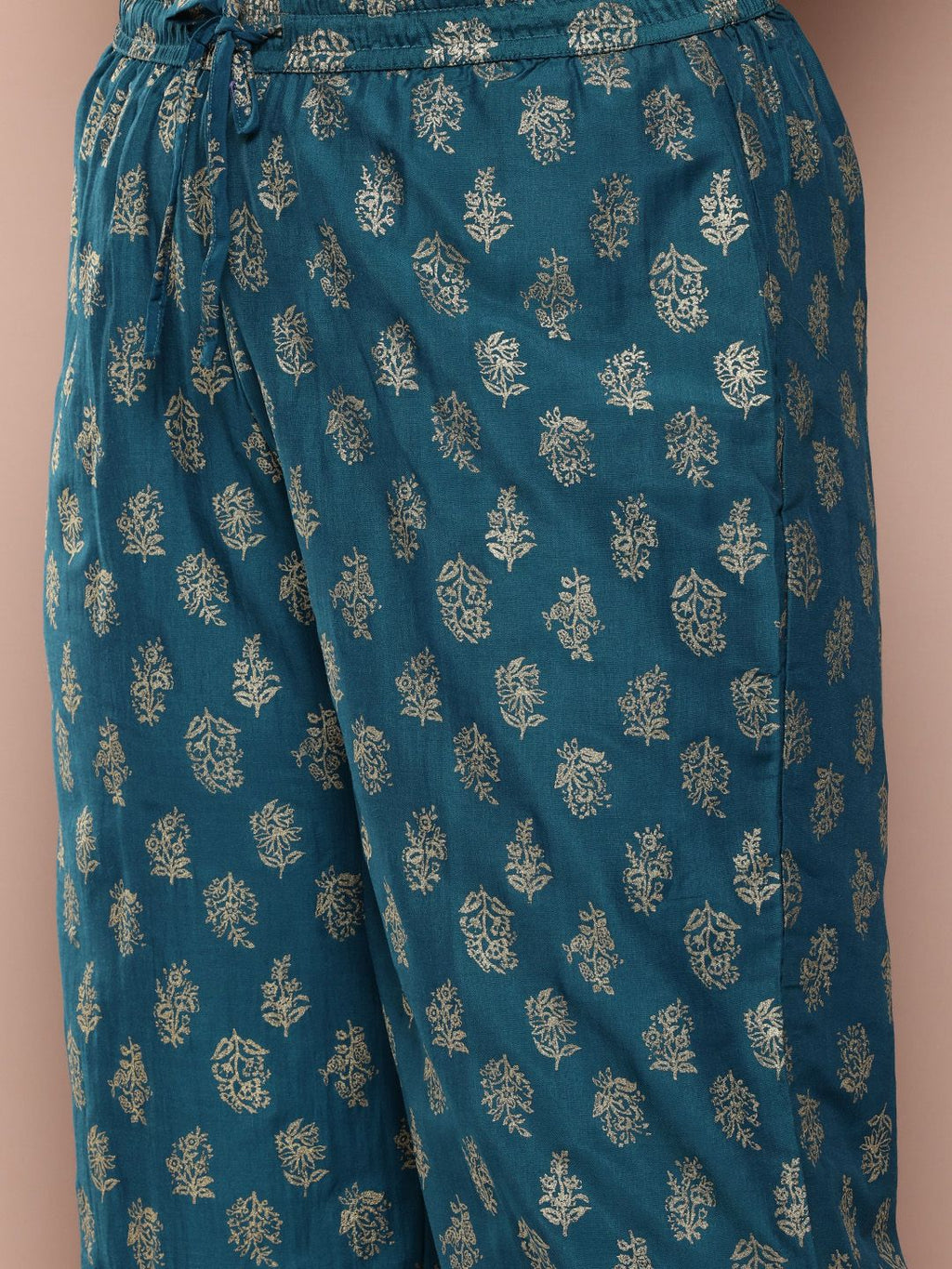 Sztori Plus Size Ethnic Motifs Kurta Set | Grocsy