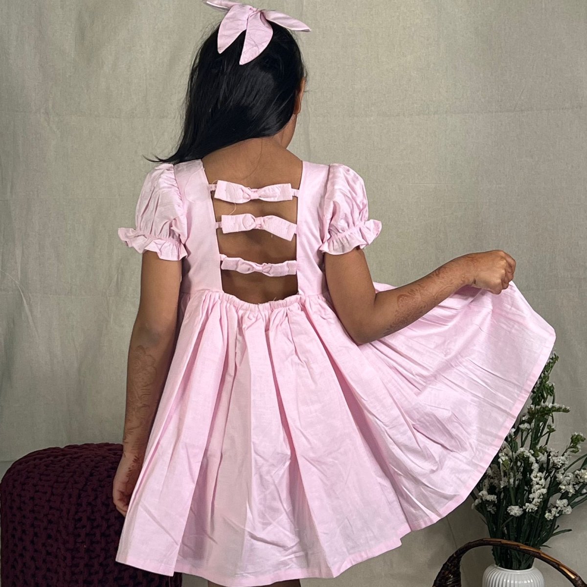 ArthLife Pink Power Girl Party Dress | Grocsy
