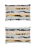 Story@home Arena Cream-Coloured & Grey Printed 180 TC Bedsheet & Pillow Covers | Grocsy