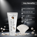 Shahnaz Husain Pearl Scrub Plus (Natural Exfoliating Scrub) | Grocsy