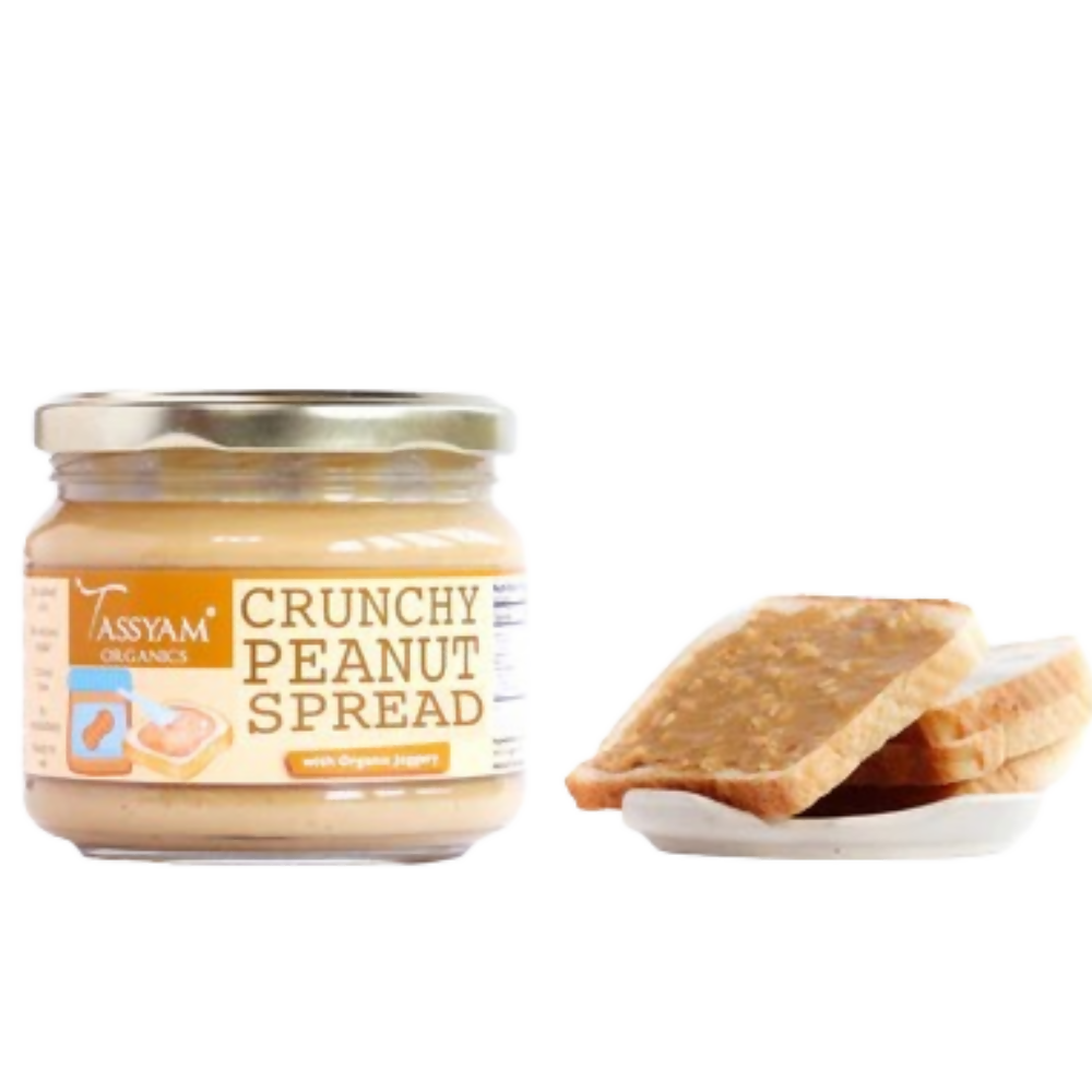 Tassyam Organics Crunchy Peanut Butter | Grocsy