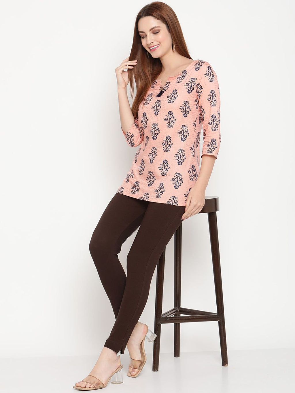 TAG 7 Pack of 2 Brown Ankle-Length Leggings | Grocsy