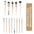Milagro Beauty Arty Eyes & Face Makeup Brush Collection (Set Of 13 ) | Grocsy