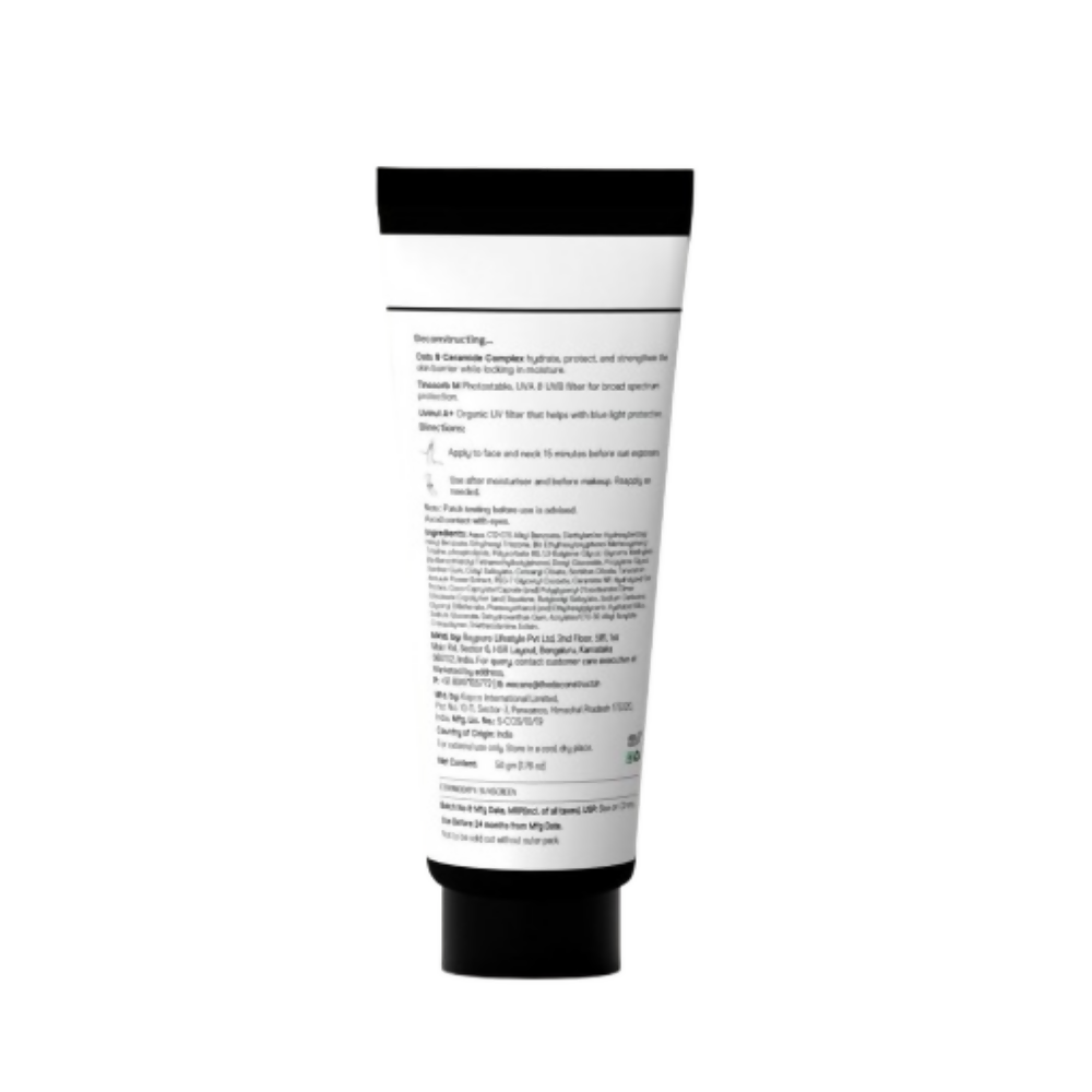 Deconstruct Oats & Ceramide Gel Sunscreen In Vivo Tested SPF 50 PA+++ | Grocsy