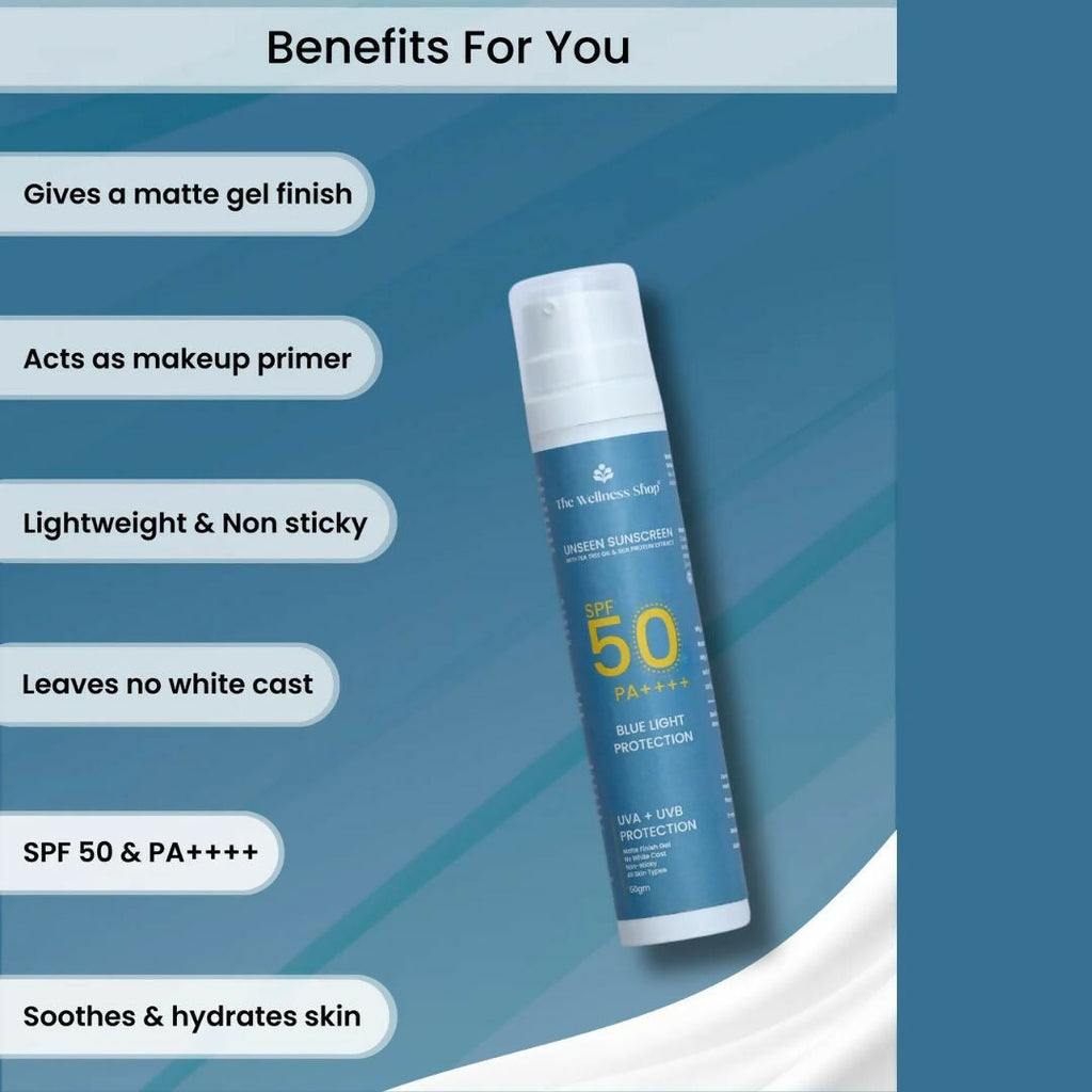 The Wellness Shop Unseen Sunscreen | Grocsy