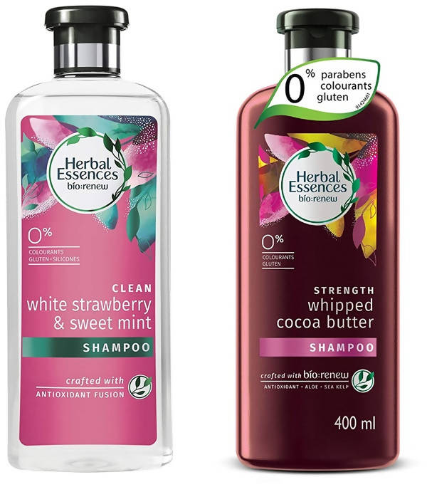 Herbal Essences White Strawberry Sweet Mint Shampoo And Whipped Cocoa Butter Shampoo | Grocsy