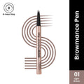 Swiss Beauty Browmance Pen Fills In Sparse Hair For 8-Hour Stay - 1 Light Brown | Grocsy