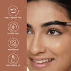 Swiss Beauty Browmance Pen Fills In Sparse Hair For 8-Hour Stay - 2 Medium Brown | Grocsy