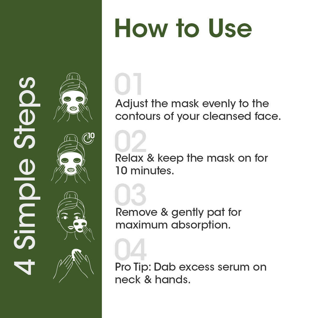 TAC - The Ayurveda Co. Eladi Serum Sheet Mask with Neem | Grocsy
