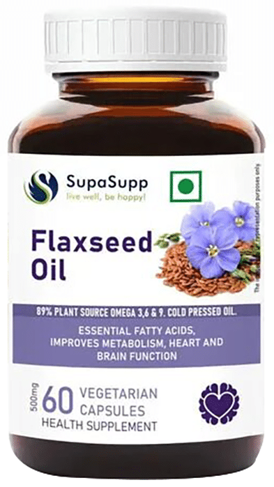 Sri Sri Tattva Flaxseed Oil Capsules | Grocsy