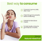 Zingavita DHA Multivitamin Gummies with Honey for Kids (2+ yrs) - Mixed Fruit | Grocsy