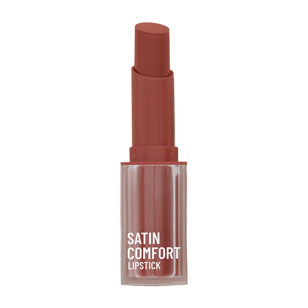 Swiss Beauty Satin Comfort Smooth Glide, Highly Pigmented , Ultra Hydrating Lipstick - 3 Roasted Brown | Grocsy