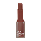 Swiss Beauty Satin Comfort Smooth Glide, Highly Pigmented , Ultra Hydrating Lipstick - 4 Toasted Brown | Grocsy