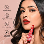 Swiss Beauty Satin Comfort Smooth Glide, Highly Pigmented , Ultra Hydrating Lipstick - 14 My Raspberry | Grocsy