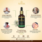 Tamas Pure Ayurveda 100% Natural Turpentine Pinus Palustris Oil 30ml | Grocsy
