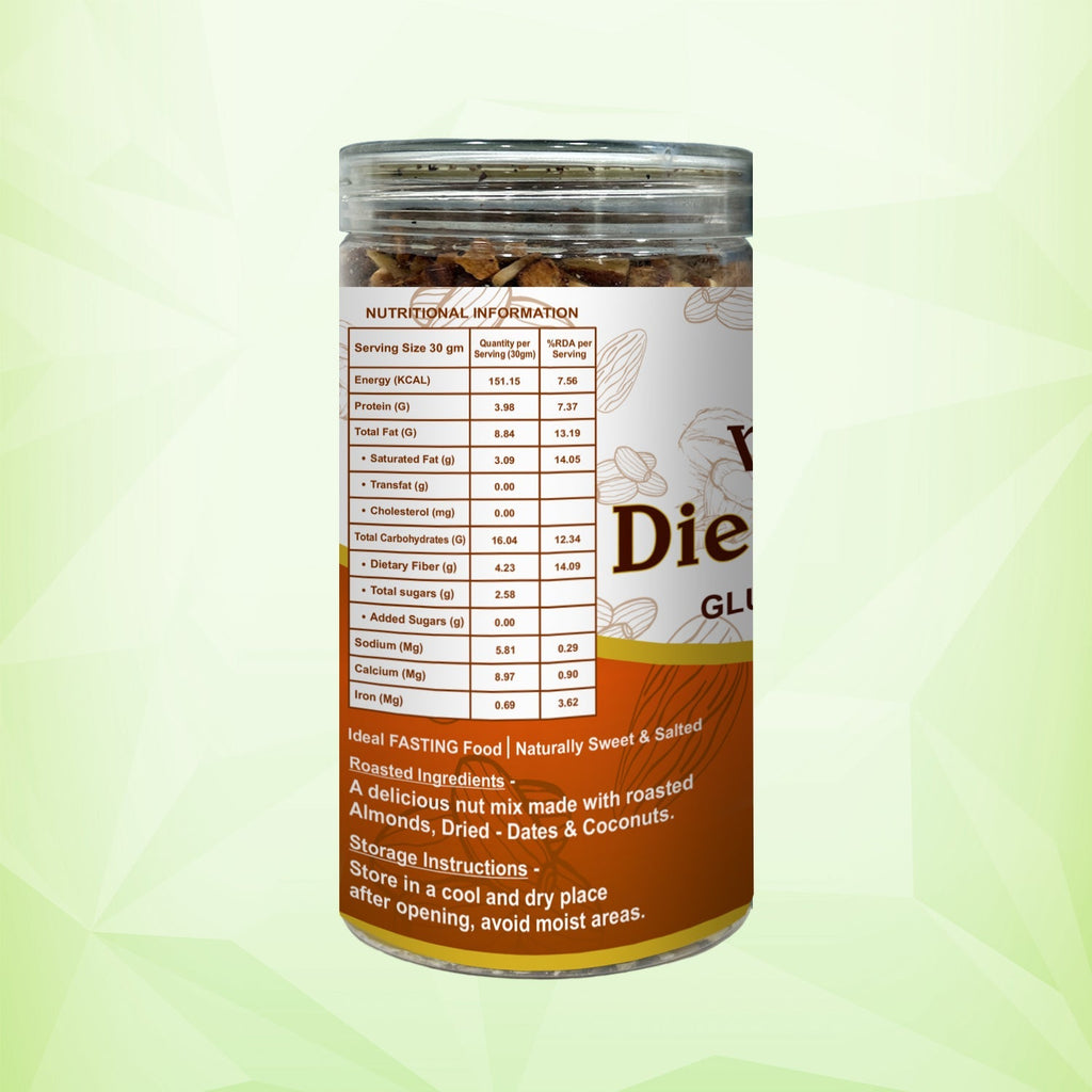 byPureNaturals Dietary Nuts Mix Vegan Roasted | Grocsy