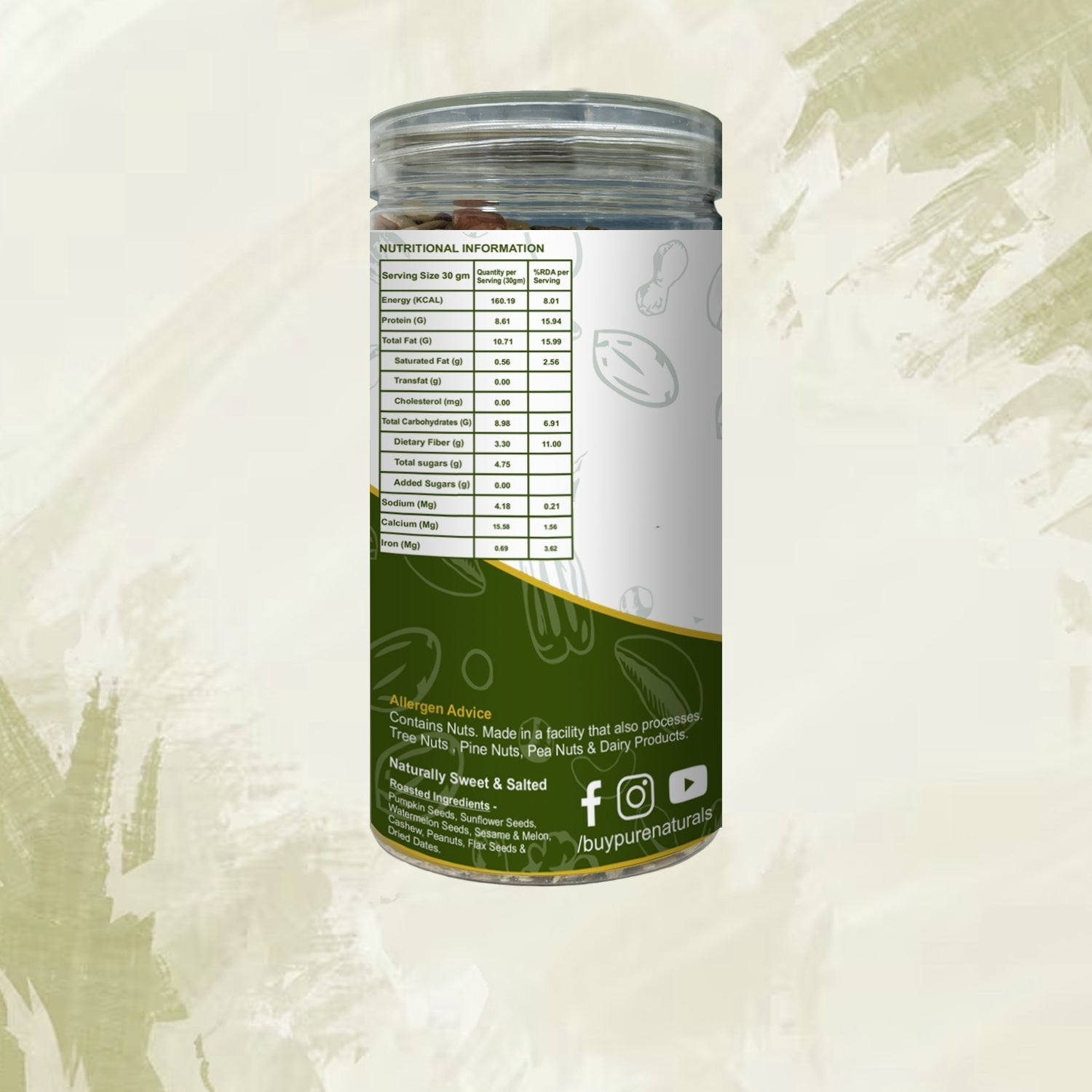 byPureNaturals Nutri Vegan Dietary Seed Mix | Grocsy
