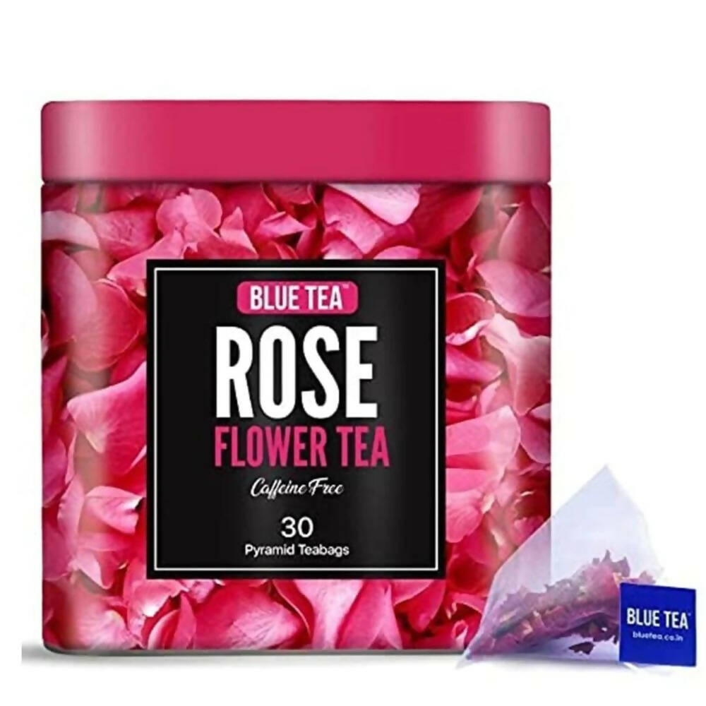 Blue Tea Rose Flower Tea Bags | Grocsy