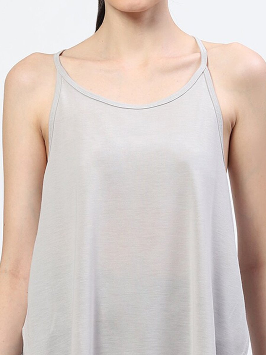 ASICS Women Slit Sleeveless Tshirt | Grocsy