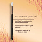 Miss Claire M14 - Eyeshadow Blending Brush - Rose Gold | Grocsy