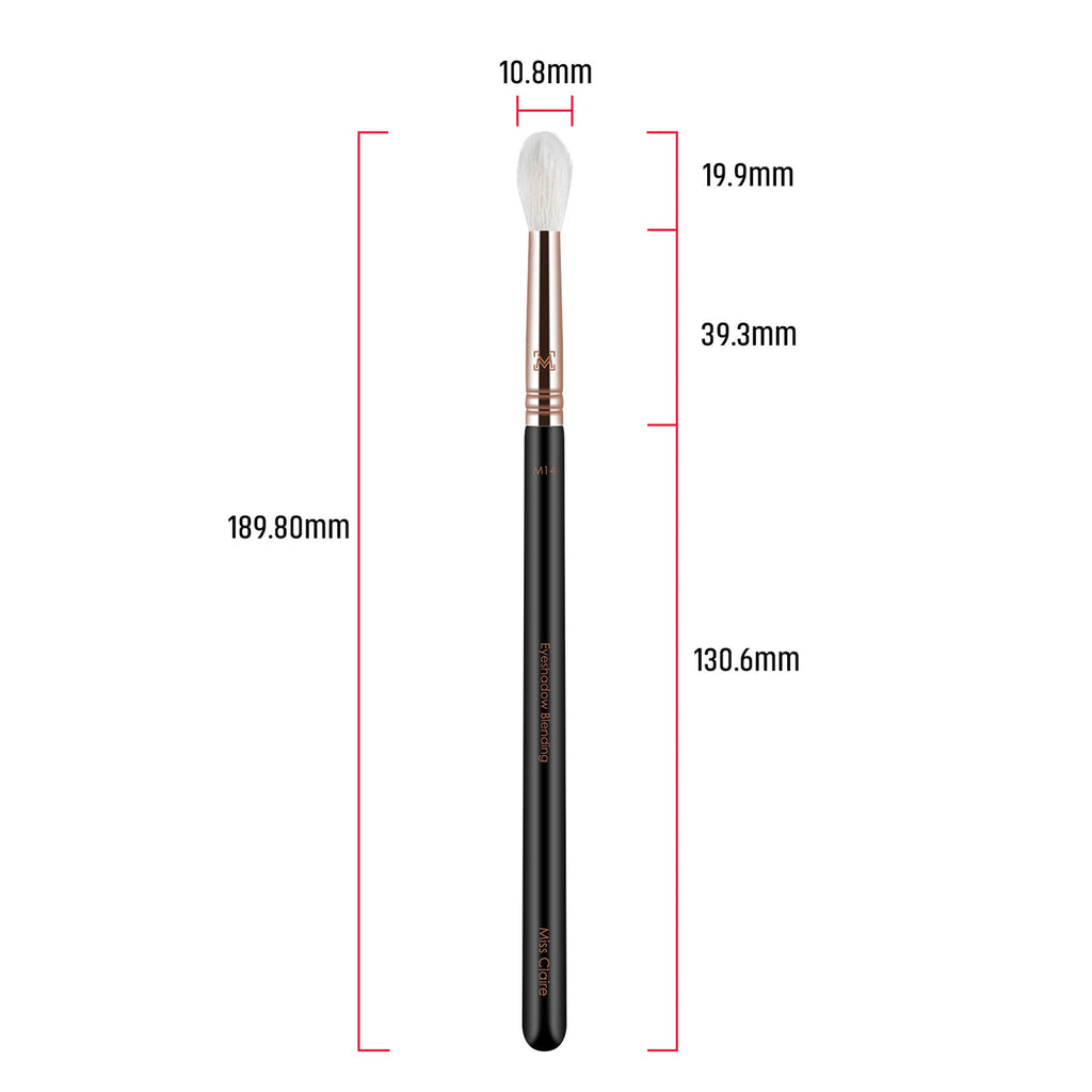 Miss Claire M14 - Eyeshadow Blending Brush - Rose Gold | Grocsy