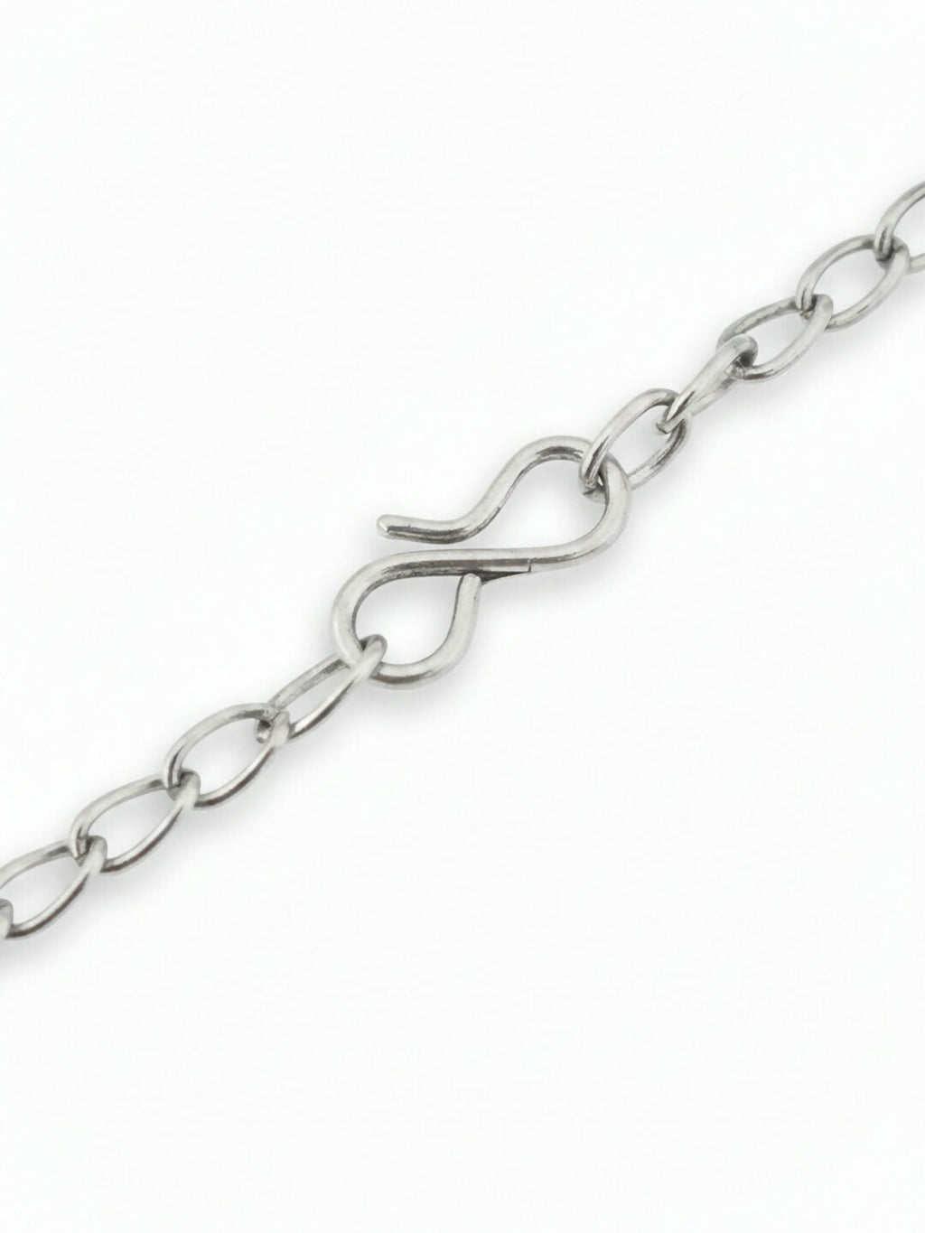 NVR Women Oxidised Silver Beaded Necklace | Grocsy