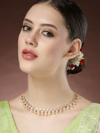 NVR Women's Multicolor Gold-Polished Minimal Chain | Grocsy