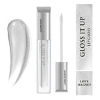 Love Earth Lip Gloss - Love Magnet (Silver Glitter) | Grocsy