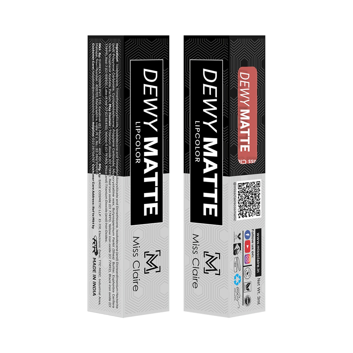 Miss Claire Dewy Matte Lip Color - 05 Slacker | Grocsy