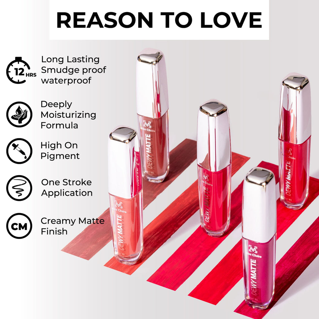 Miss Claire Dewy Matte Lip Color - 07 Runaway | Grocsy