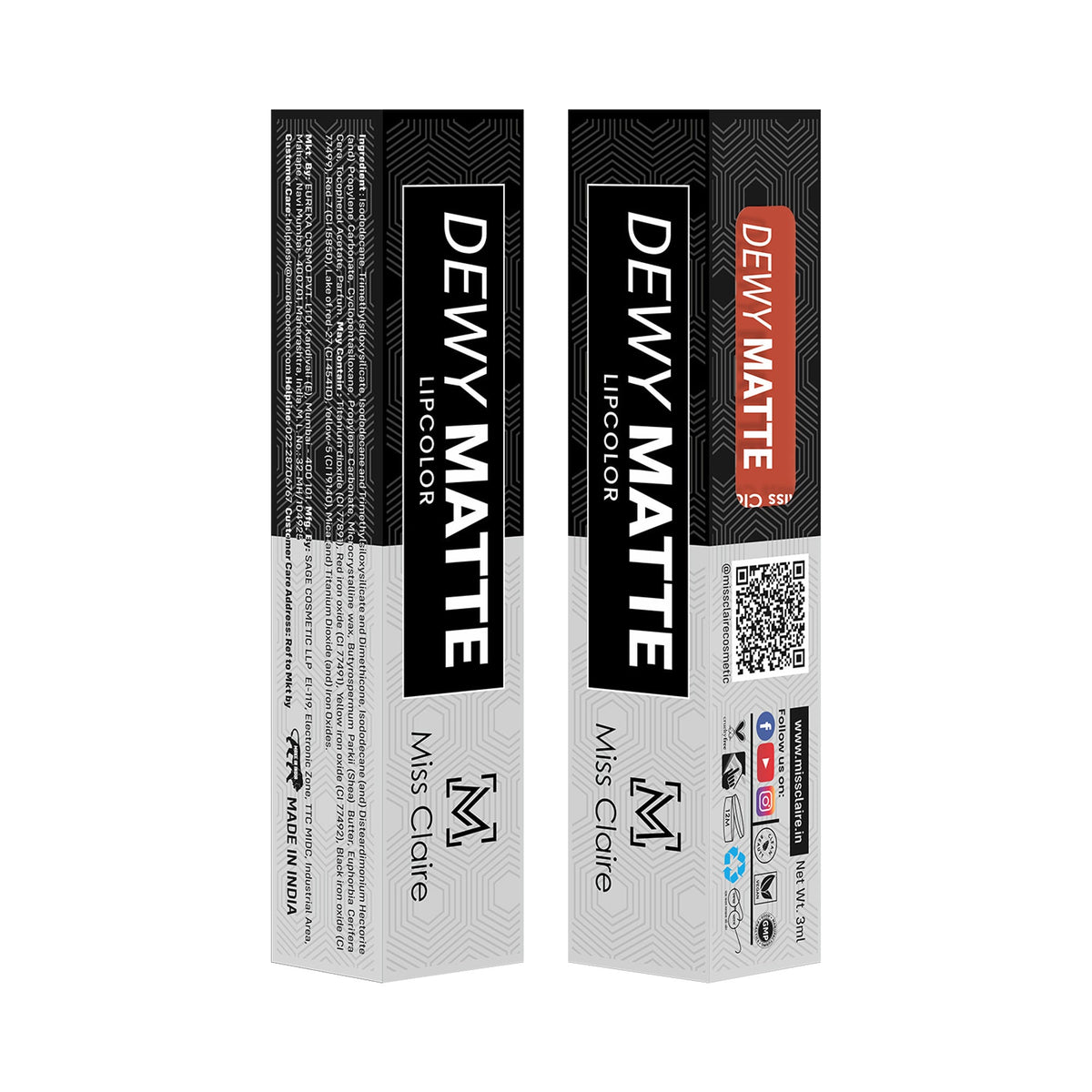 Miss Claire Dewy Matte Lip Color - 13 Cinnamon Swirl | Grocsy