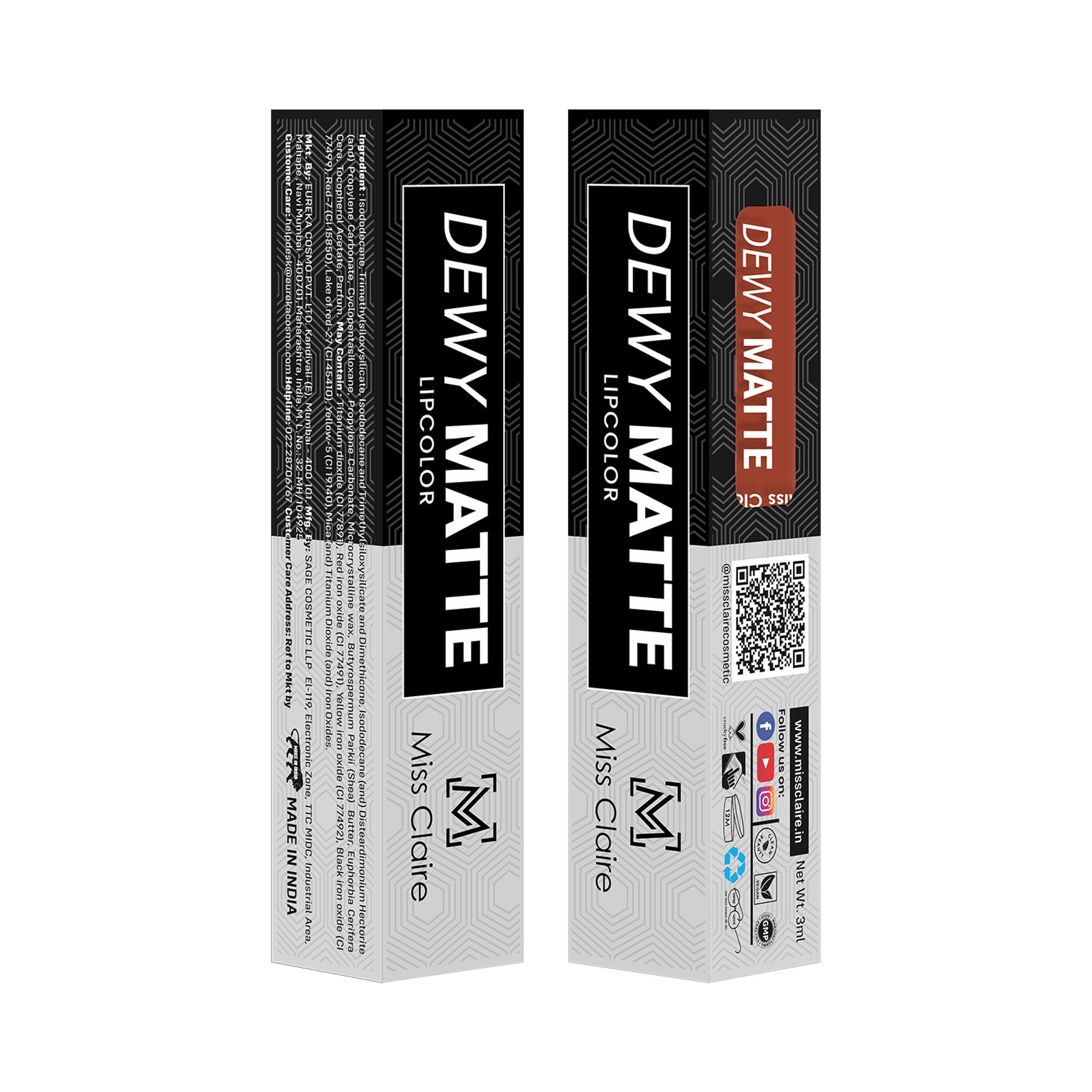 Miss Claire Dewy Matte Lip Color - 14 Toasty | Grocsy