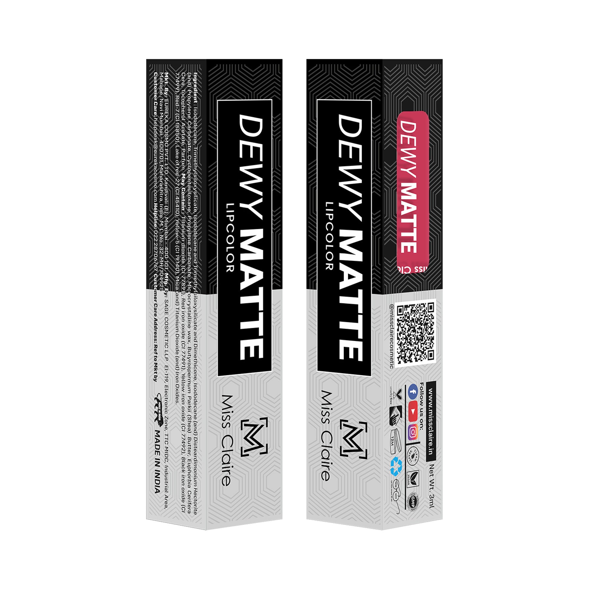 Miss Claire Dewy Matte Lip Color - 18 Blushing Bride | Grocsy